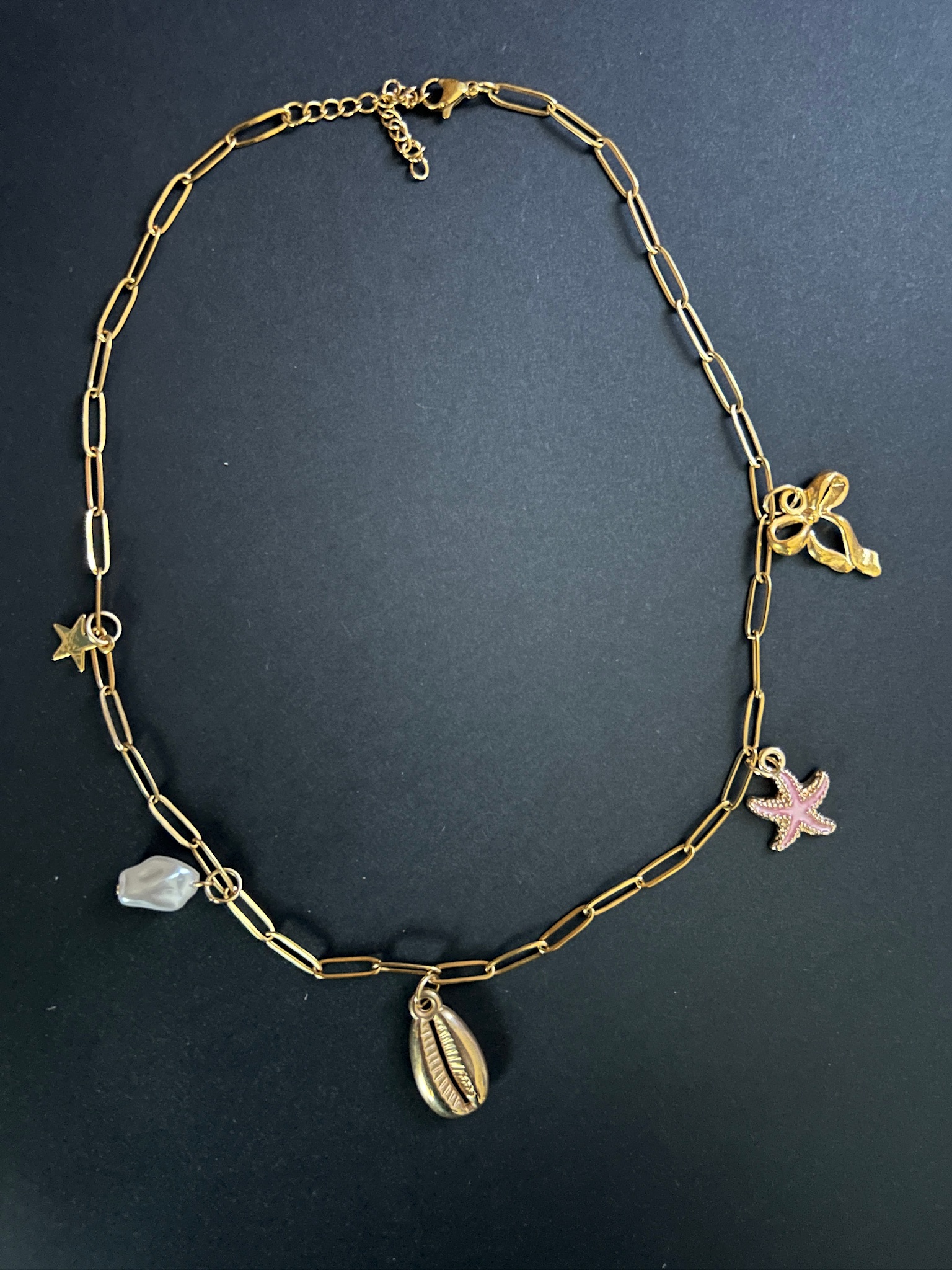Collier Étoile Rose